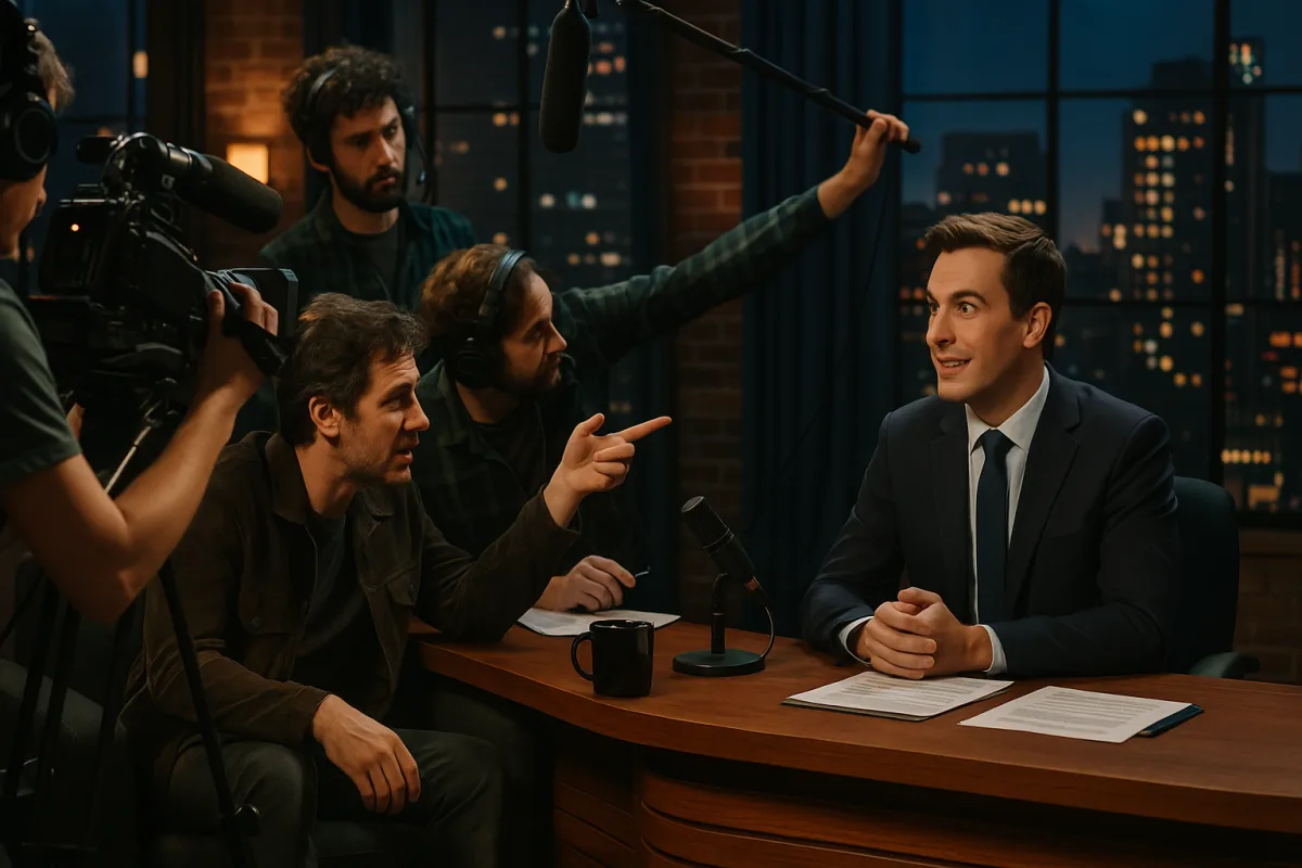 Come funziona la preparazione dei talk show notturni? Il ritmo dietro le telecamere mai raccontato